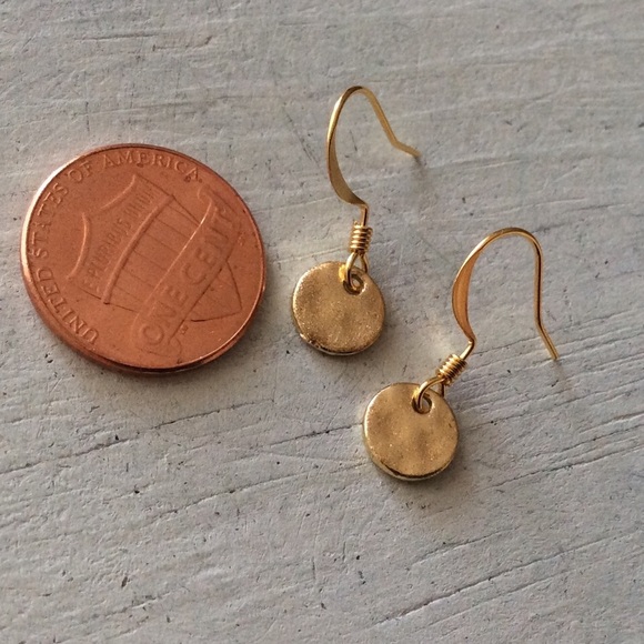 Simple style everyday earrings gold plated - Picture 5 of 6
